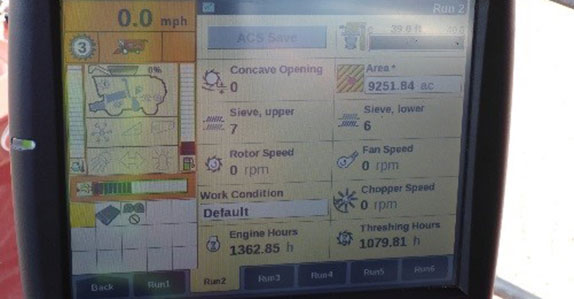 Serial number of the combines sold by Ritchie Bros. Serial number of the combines sold by Ritchie Bros.