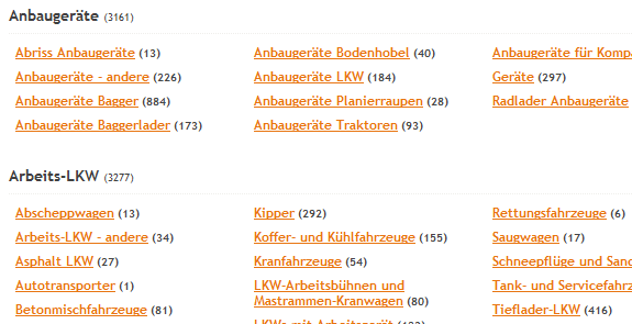 Wählen Sie eine Rubrik aus